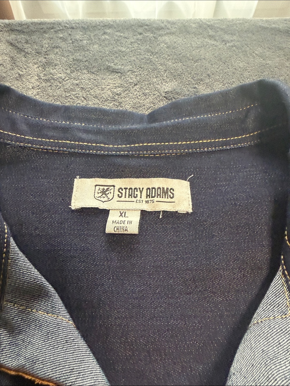 Stacy Adams Men’s Two Piece Denim Set